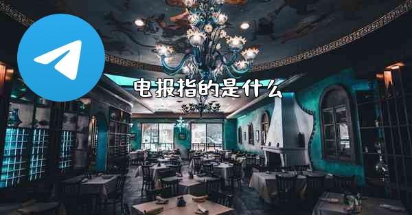 电报指的是什么