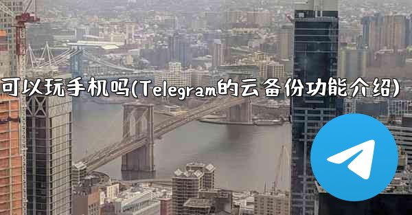 原来机器也可以玩手机吗(Telegram的云备份功能介绍)