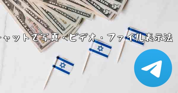 Telegram チャットで写真、ビデオ、ファイルのみを表示するにはどうすればよいですか？_Telegramチャットで写