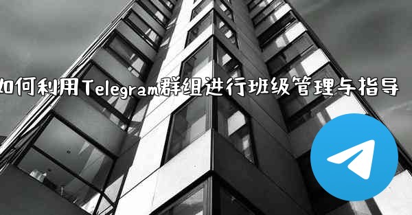 教師はクラス管理と指導に Telegram グループをどのように使用しますか？,教师如何利用Telegram群组进行班级