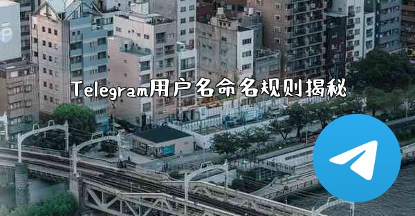 Telegram用户名命名规则揭秘