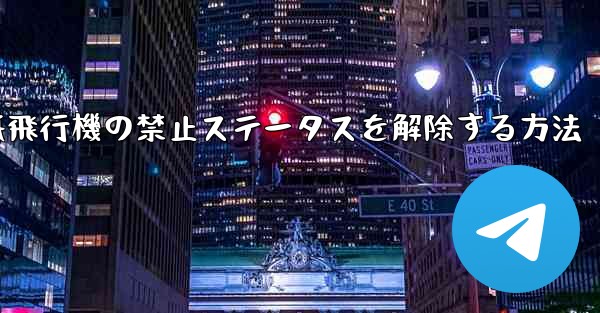 紙飛行機の禁止ステータスを解除する方法