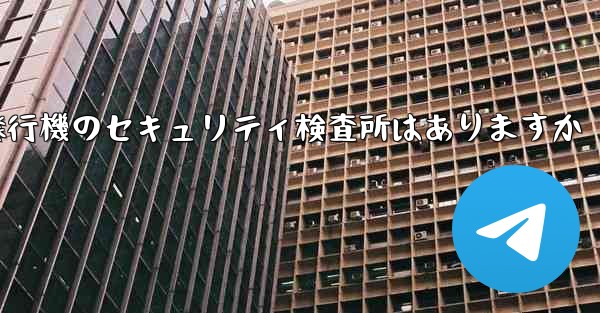 <b>紙飛行機のセキュリティ検査所はありますか</b>