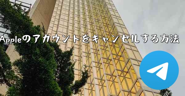 Paper Plane Appleのアカウントをキャンセルする方法