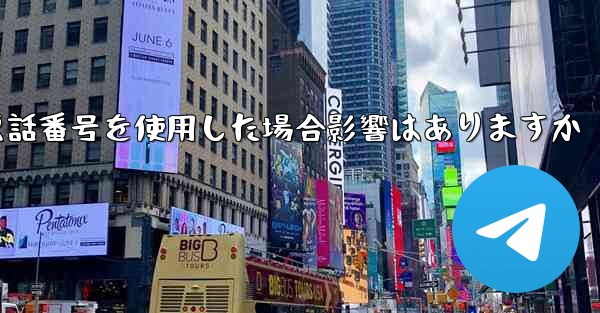 <b>飛行機の登録に国内の携帯電話番号を使用した場合影響はありますか</b>