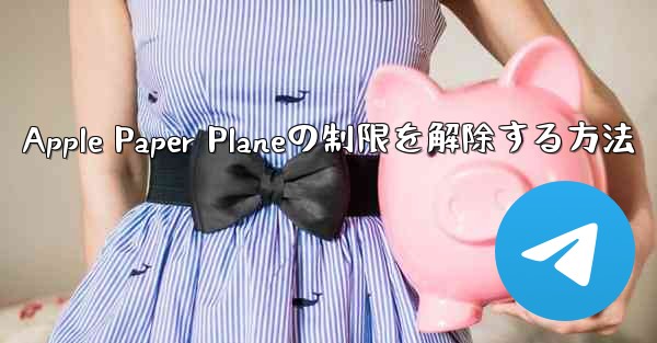 <b>Apple Paper Planeの制限を解除する方法</b>