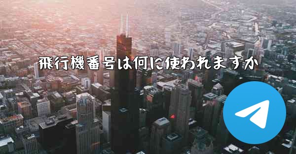 飛行機番号は何に使われますか
