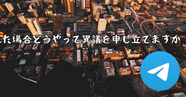 紙飛行機が禁止された場合どうやって異議を申し立てますか