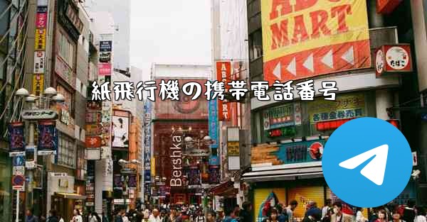 紙飛行機の携帯電話番号