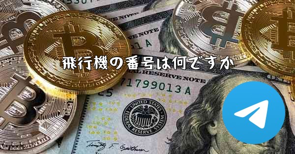 飛行機の番号は何ですか