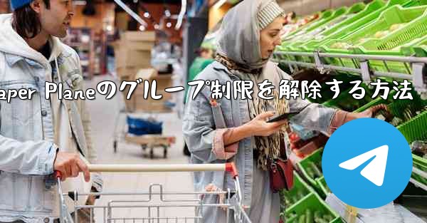 <b>Apple Paper Planeのグループ制限を解除する方法</b>