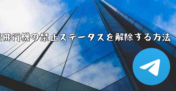 紙飛行機の禁止ステータスを解除する方法