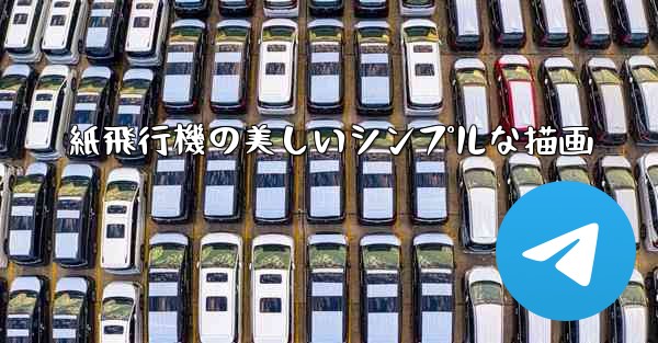 <b>紙飛行機の美しいシンプルな描画</b>