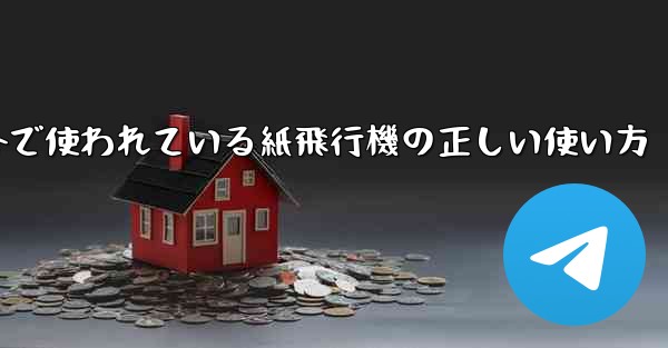 <b>海外で使われている紙飛行機の正しい使い方</b>