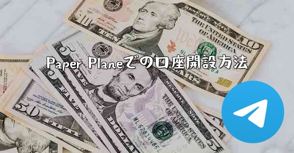 Paper Planeでの口座開設方法