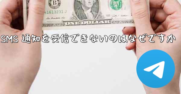 紙飛行機が SMS 通知を受信できないのはなぜですか