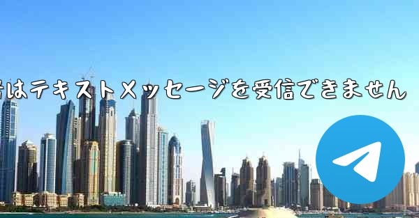 紙飛行機番号はテキストメッセージを受信できません