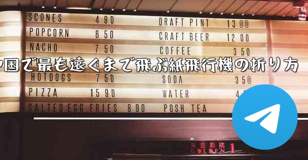 中国で最も遠くまで飛ぶ紙飛行機の折り方