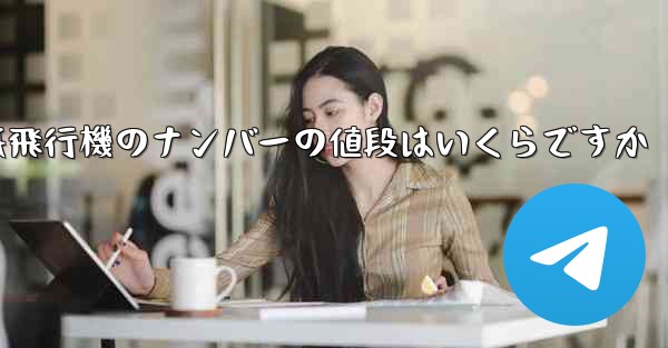 紙飛行機のナンバーの値段はいくらですか