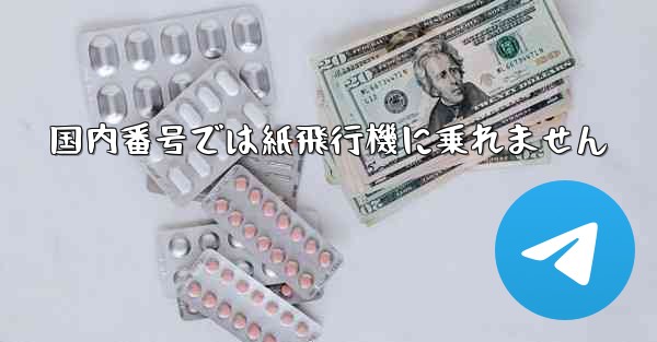 国内番号では紙飛行機に乗れません