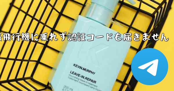 紙飛行機に乗れず認証コードも届きません