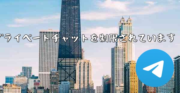 紙飛行機はアクティブなプライベートチャットを制限されています