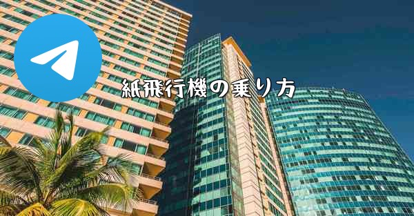 紙飛行機の乗り方