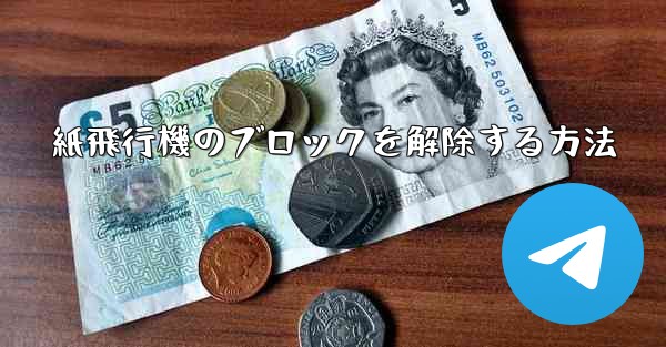 <b>紙飛行機のブロックを解除する方法</b>