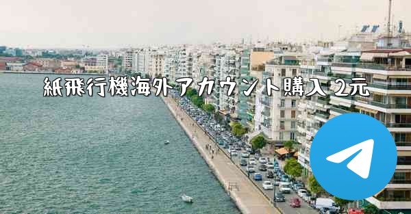 紙飛行機海外アカウント購入 2元