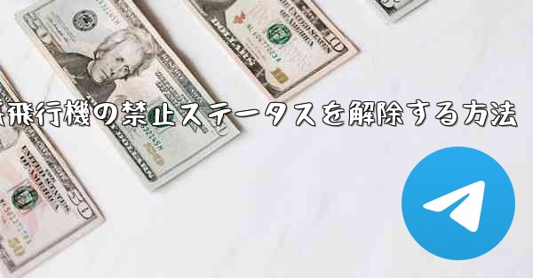 <b>紙飛行機の禁止ステータスを解除する方法</b>