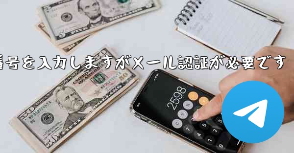 紙飛行機は携帯電話番号を入力しますがメール認証が必要です