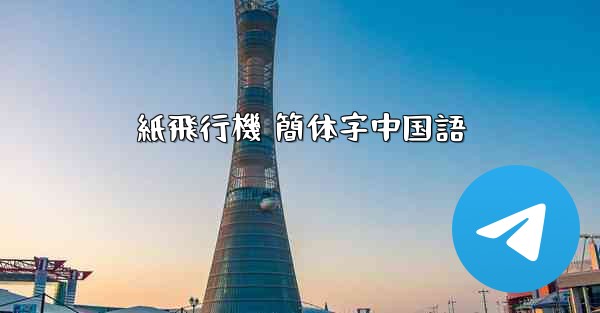 紙飛行機 簡体字中国語