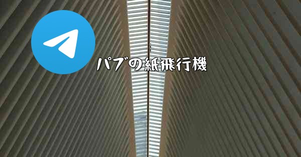 <b>パブの紙飛行機</b>