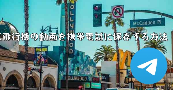 <b>紙飛行機の動画を携帯電話に保存する方法</b>