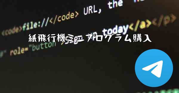紙飛行機ミニプログラム購入