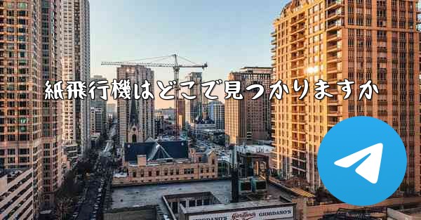 紙飛行機はどこで見つかりますか