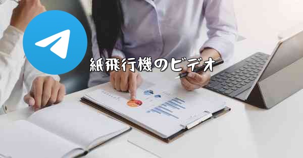 紙飛行機のビデオ