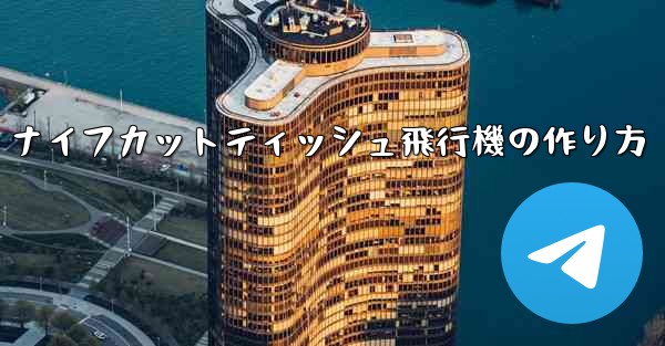 ナイフカットティッシュ飛行機の作り方