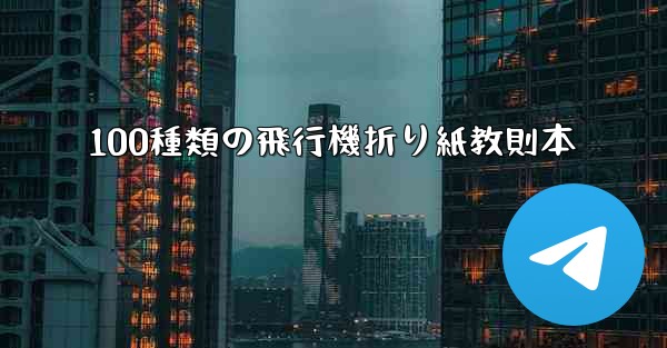 100種類の飛行機折り紙教則本