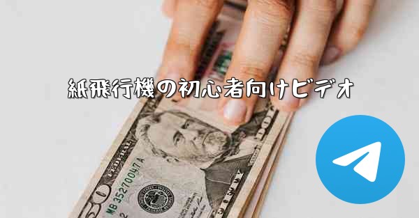 紙飛行機の初心者向けビデオ