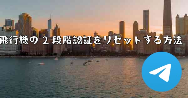 紙飛行機の 2 段階認証をリセットする方法