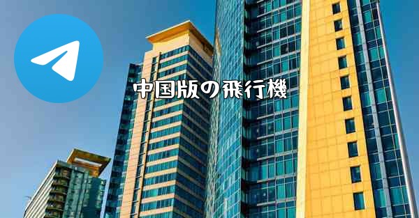 <b>中国版の飛行機</b>