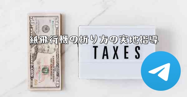 紙飛行機の折り方の実地指導