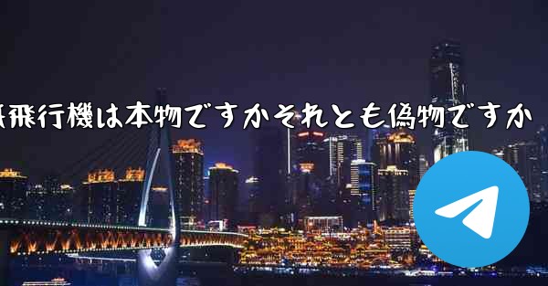 浮かんでいる紙飛行機は本物ですかそれとも偽物ですか