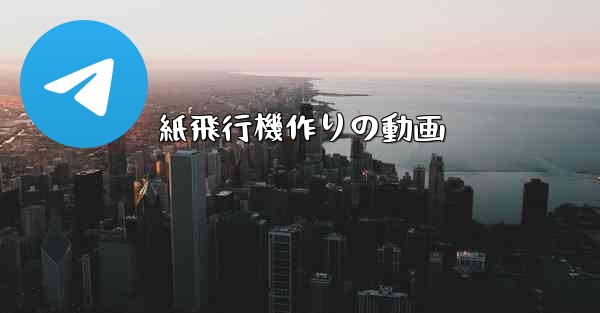 紙飛行機作りの動画