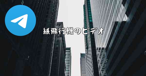 紙飛行機のビデオ