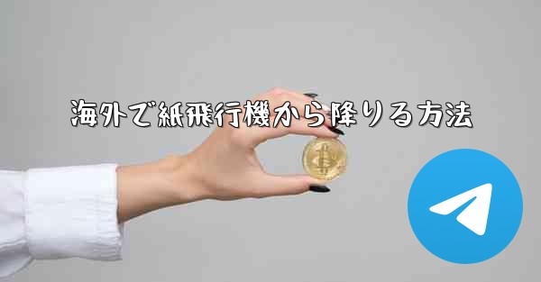 海外で紙飛行機から降りる方法