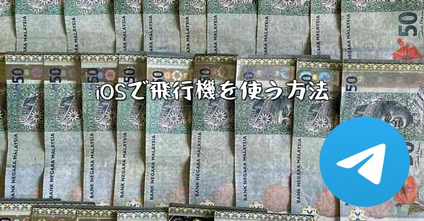 iOSで飛行機を使う方法