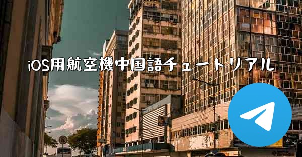 <b>iOS用航空機中国語チュートリアル</b>