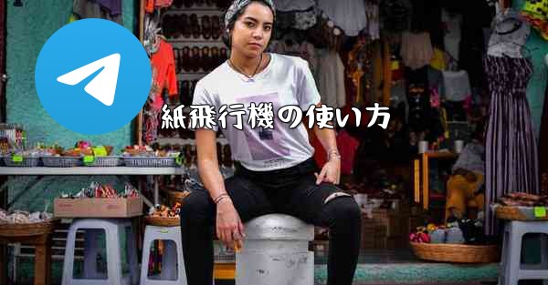 紙飛行機の使い方